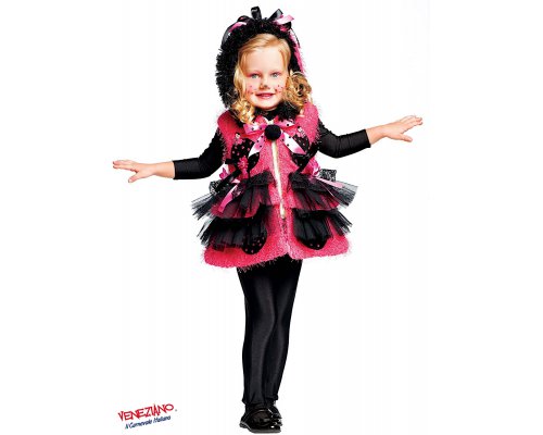 Costume di carnevale MISS COCCINELLA NEONATA